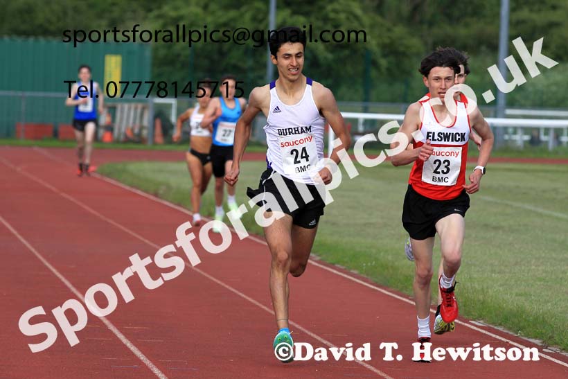 The 1500 metres, 2022 BMC Chester le Street. Photo: David T. Hewitson/Sports for All Pics